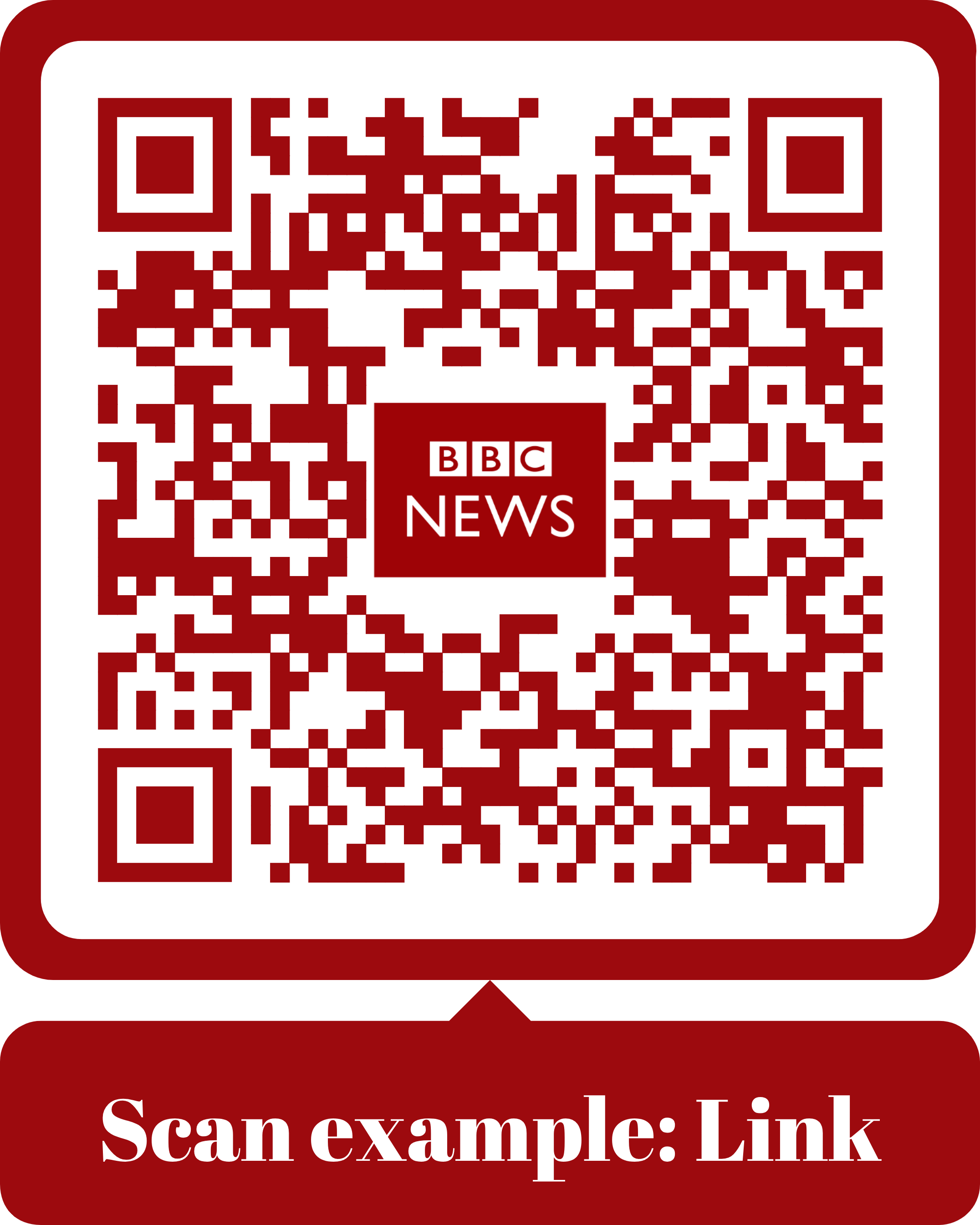 Link / URL QR-code example